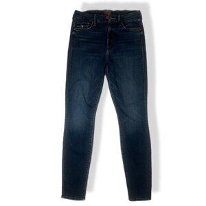 Mother High Waisted Looker Skinny Jeans Size 29 Blue Denim USA